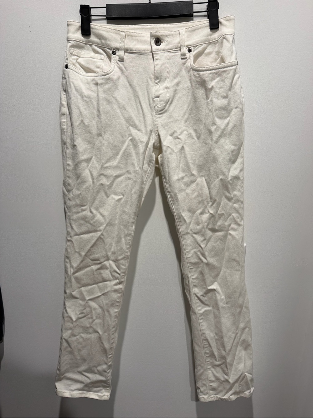 Women’s Classic Fit Straight Leg L.L Bean Cream Pants